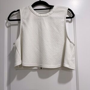 White Crop Top